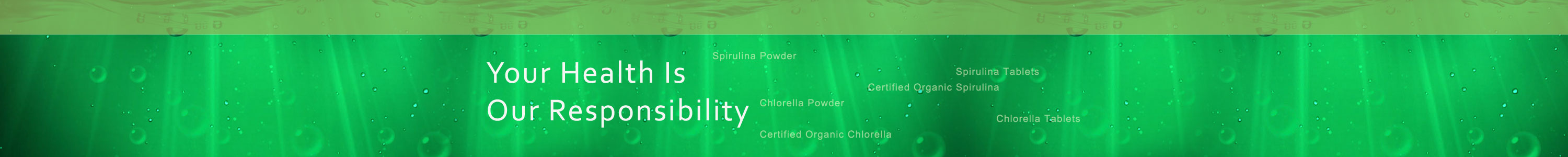 Spirulina - your future, our responsibility